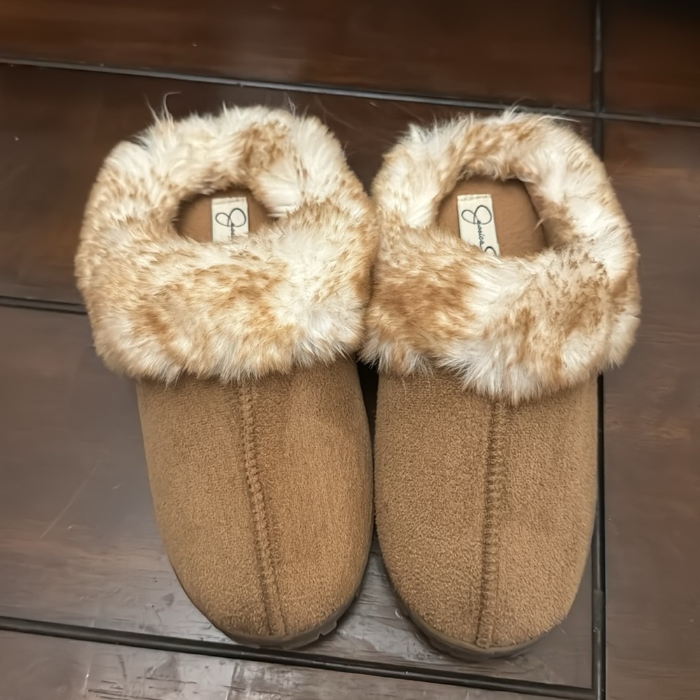 Jessica Simpson Faux Fur Suede Clog